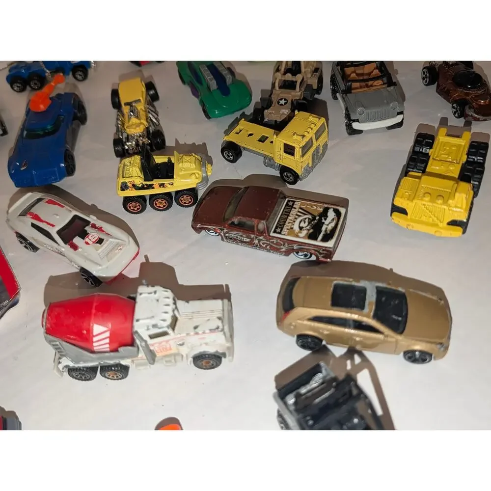 Mixed Lot 25 Vintage Diecast Cars Matchbox Hot wheel Vehicles Trucks NASCAR 2000